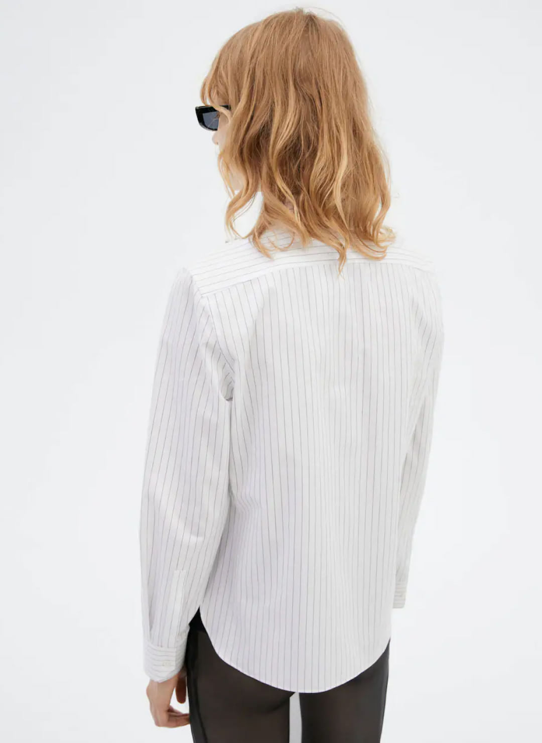 Slim fit striped cotton shirt — изображение 2