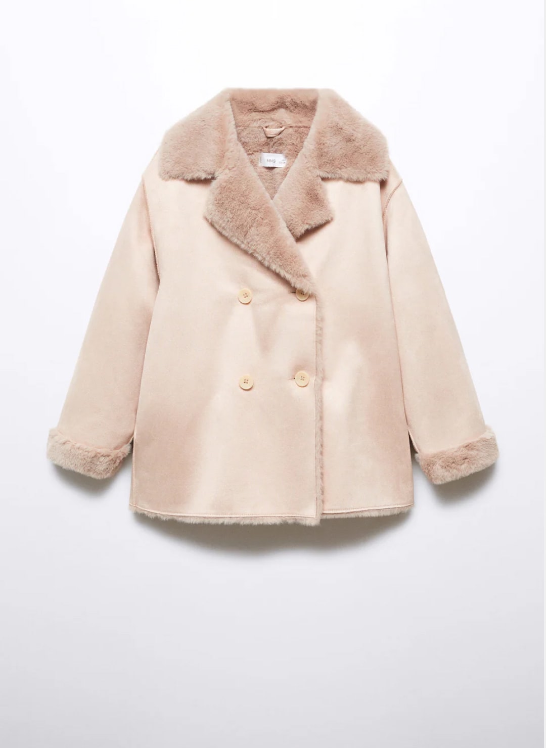 Foux shearling - lined coat — изображение 3