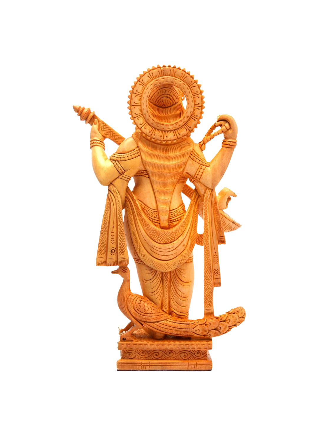 CraftVatika Wood Saraswati Idol Handmade — изображение 2