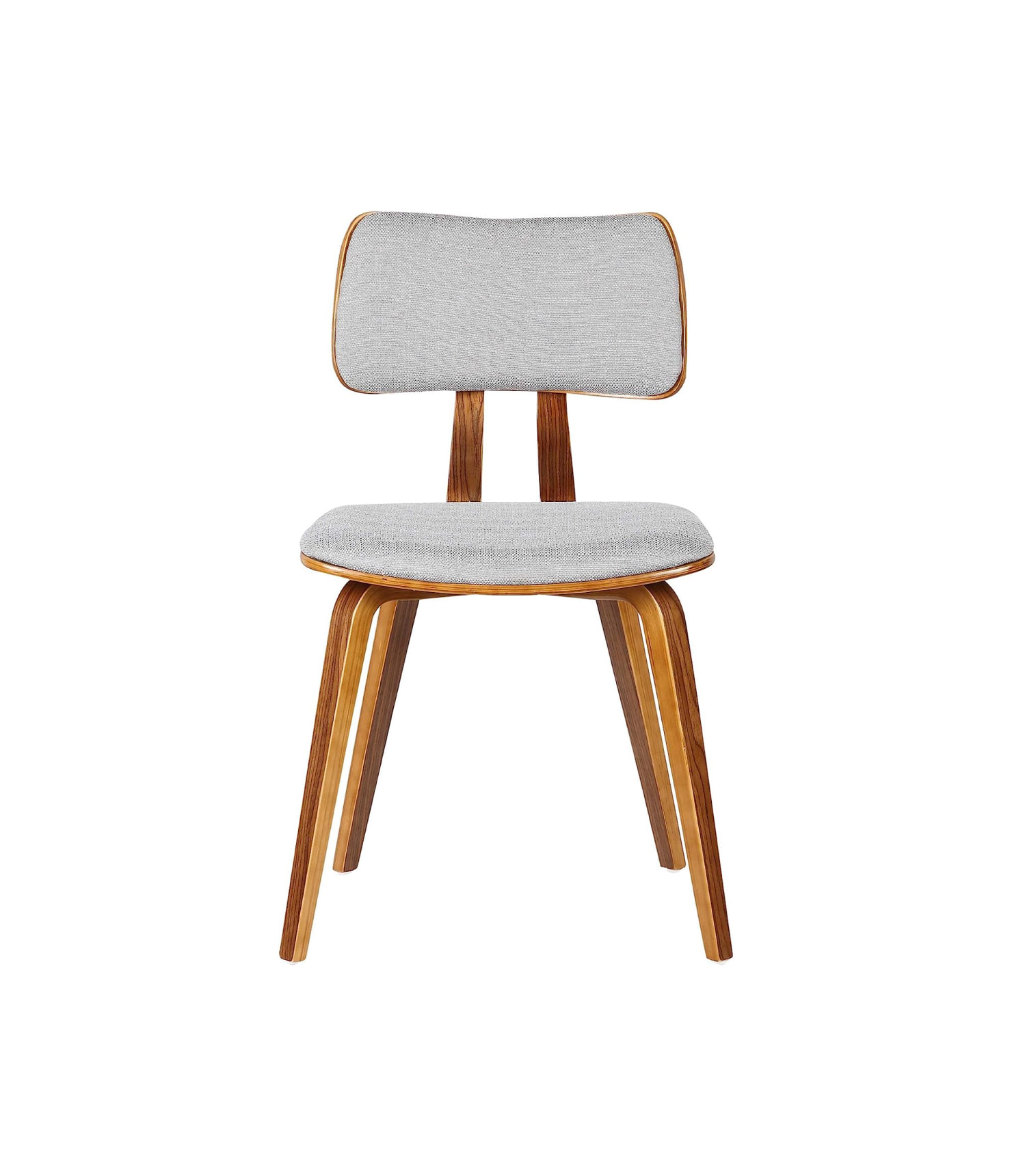 Jaguar Dining Chair in Grey Fabric and Walnut Wood — изображение 3