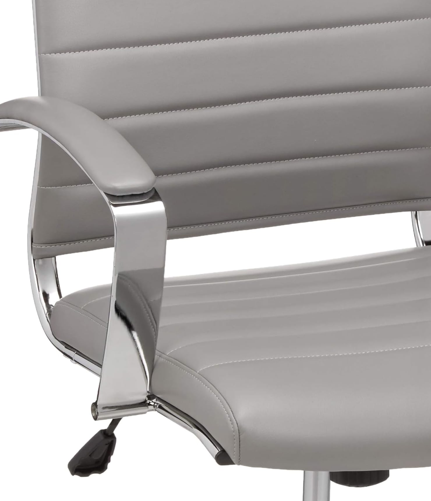 High-Back Executive Swivel Office Desk Chair with Ribbed Puresoft Upholstery — изображение 4